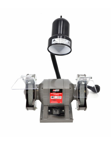 AWTOOLS SZLIFIERKA STOŁOWA 125mm / 150W  Z LAMPKĄ
