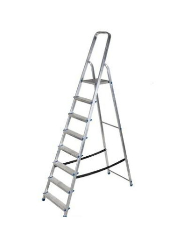 AWTOOLS DRABINA ALUMINIOWA WOLNOS. 8ST.150KG