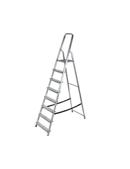 AWTOOLS DRABINA ALUMINIOWA WOLNOS. 8ST.150KG