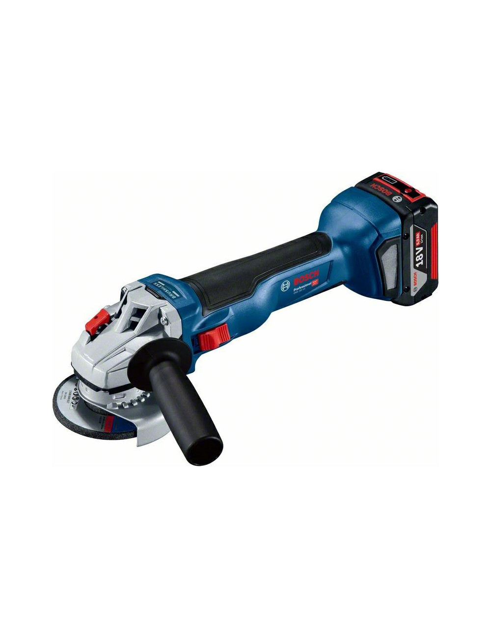 BOSCH SZLIFIERKA KĄTOWA 18V 125mm 2x5,0Ah + L-BOXX GWS 18V-10