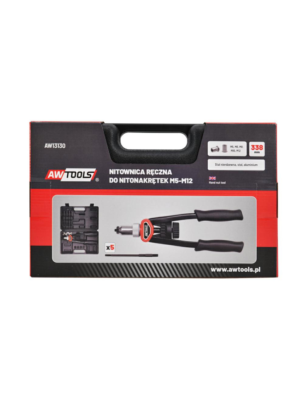 AWTOOLS NITOWNICA DO NITONAKRĘTEK M5-12