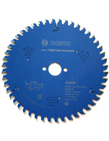 BOSCH PIŁA EXP.H.PRESSURE.LAM 165x20x48z