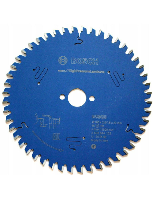 BOSCH PIŁA EXP.H.PRESSURE.LAM 165x20x48z