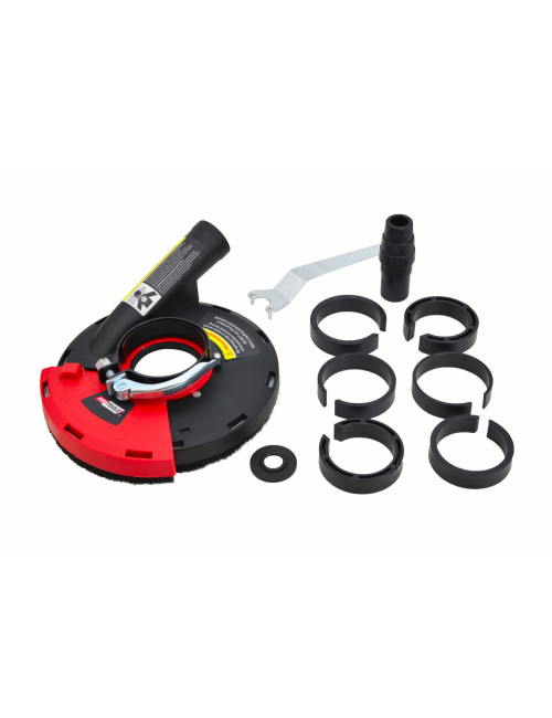 AWTOOLS OSŁONA PRZECIWPYŁOWA ODSYSAJĄCA DO SZLIFIERKI KĄTOWEJ 180-230mm
