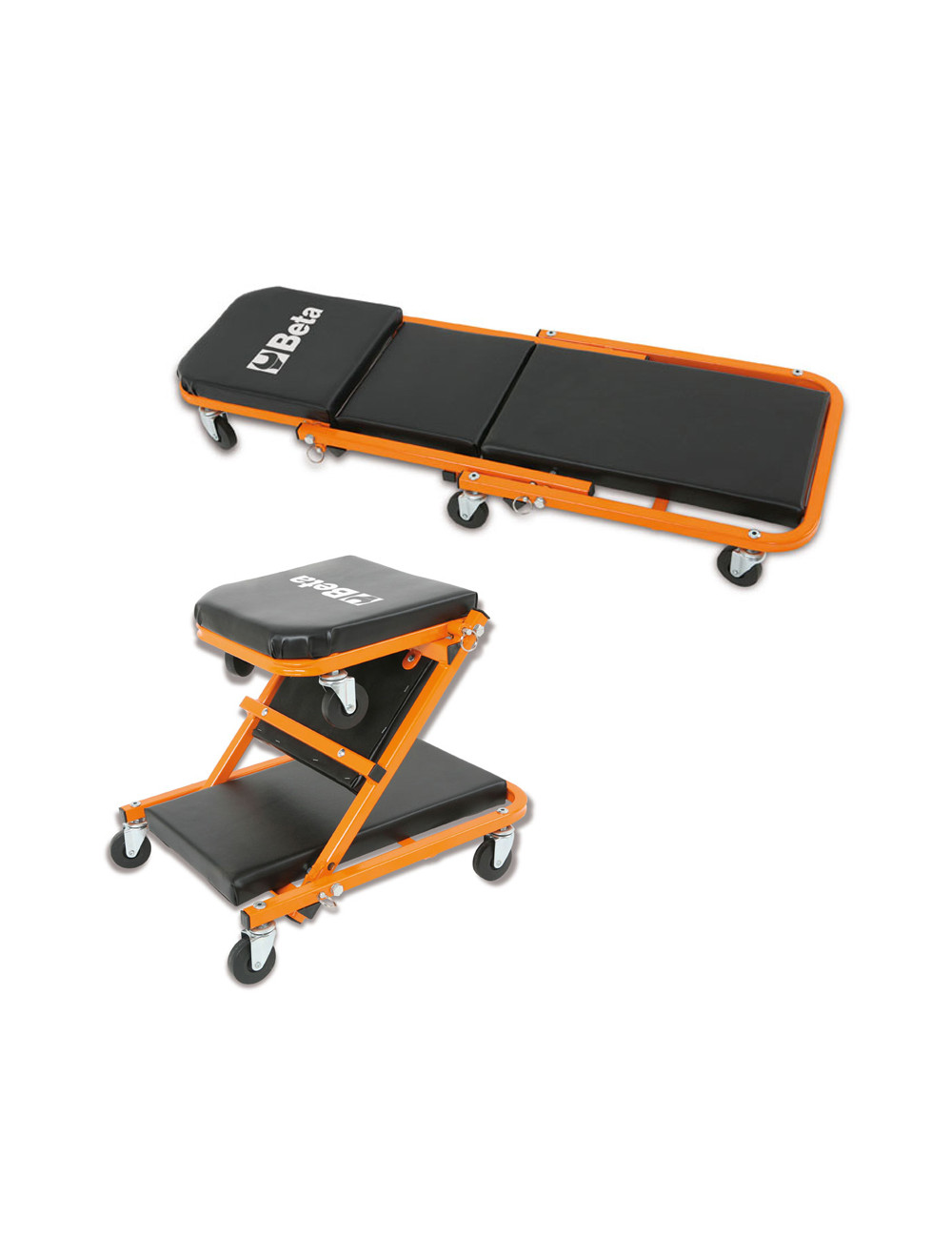 BETA LEŻANKA WARSZTATOWA TAPICEROWANA SKŁADANA / TABORET 3002