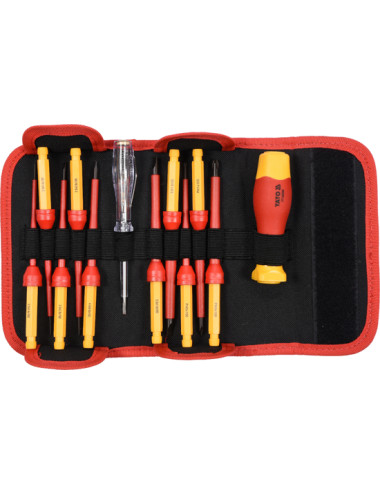 YATO WKRĘTAKI IZOLOWANE + KOŃCÓWKI KOMPLET 12szt.