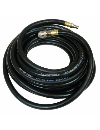 PRZEWÓD / WĄŻ PNEUMATYCZNY10 x 17mm 20m GUMOWY, ZE ZŁĄCZKAMI