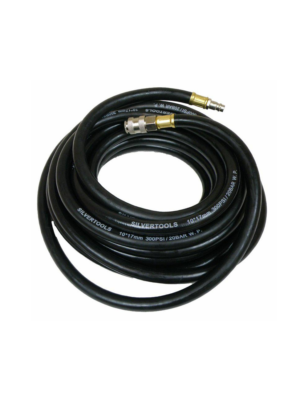 PRZEWÓD / WĄŻ PNEUMATYCZNY10 x 17mm 20m GUMOWY, ZE ZŁĄCZKAMI