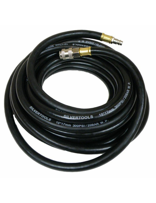 PRZEWÓD / WĄŻ PNEUMATYCZNY10 x 17mm 20m GUMOWY, ZE ZŁĄCZKAMI