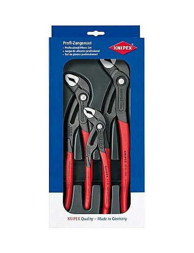 KNIPEX ZESTAW SZCZYPIEC COBRA 3szt 180/250/300mm