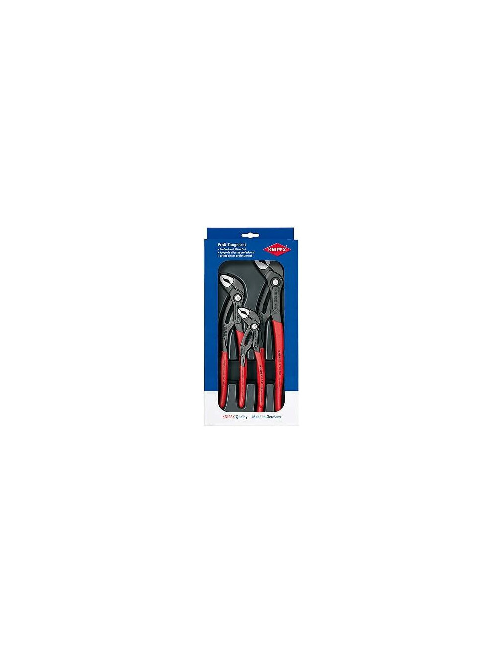 KNIPEX ZESTAW SZCZYPIEC COBRA 3szt 180/250/300mm