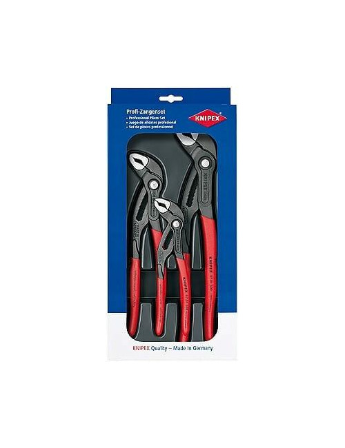 KNIPEX ZESTAW SZCZYPIEC COBRA 3szt 180/250/300mm