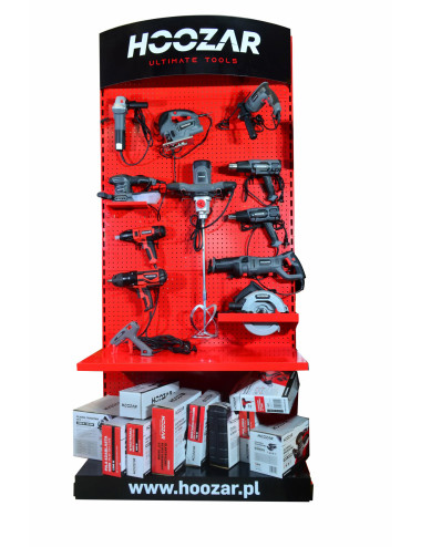 HOOZAR REGAŁ WYSTAWOWY 200x90x50cm
