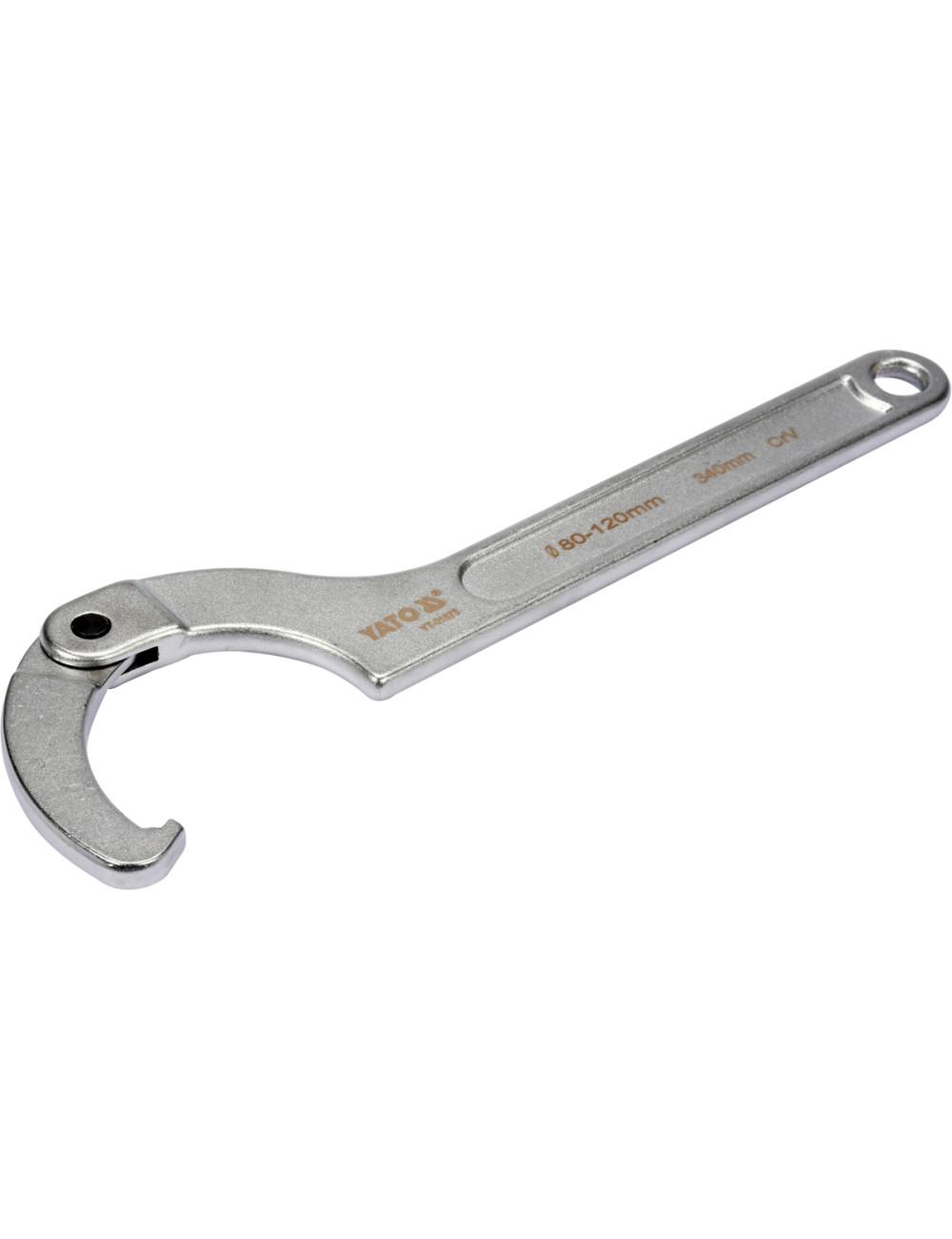 YATO KLUCZ HAKOWY Z NOSKIEM, PRZEGUBOWY  80-120mm