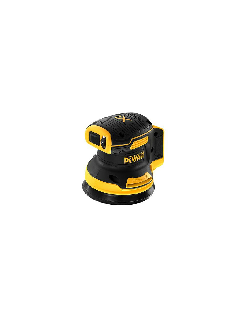 DEWALT SZLIFIERKA MIMOŚRODOWA 18V 125mm BEZ AKUMULATORÓW I ŁADOWARKI DCW210N