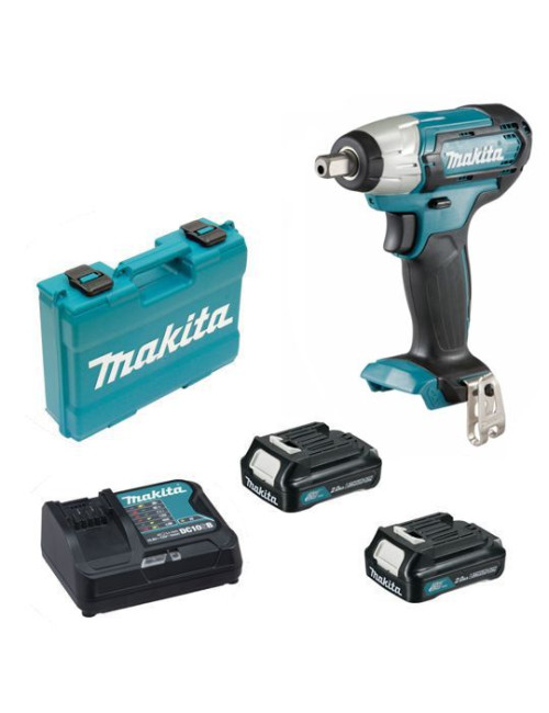 MAKITA KLUCZ UDAROWY 12V 1/2" 140Nm 2x2,0Ah TW141DSAE