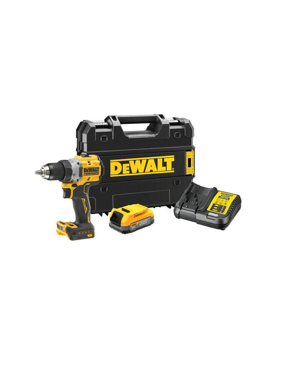 DEWALT WIERTARKO-WKRĘTARKA 18V 90Nm BL 1x1,7Ah POWERSTACK DCD800E1T