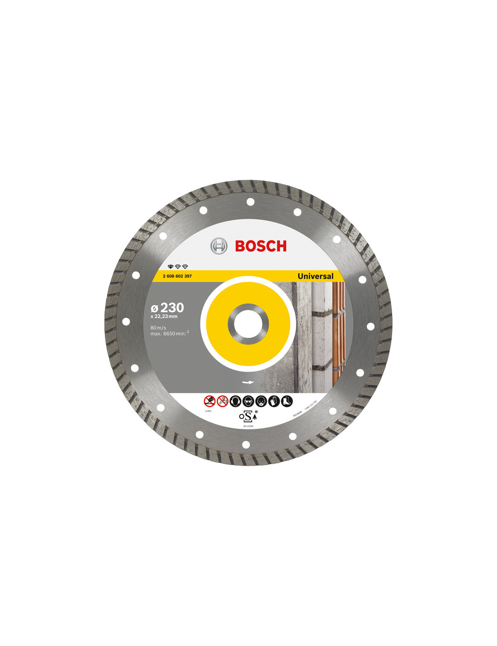 BOSCH TARCZA DIAMENTOWA  230x22 TUR UNIV