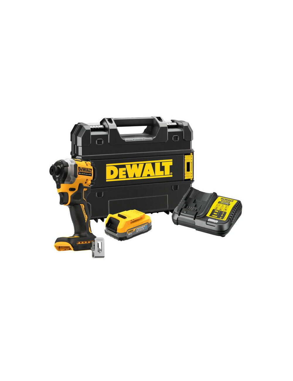 DEWALT ZAKRĘTARKA UDAROWA 18V 208Nm 1x1,7Ah POWERSTACK DCF850E1T