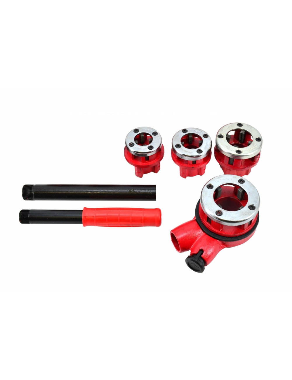 AWTOOLS GWINTOWNICA DO RUR 4szt. 1/2", 3/4", 1", 1-1/4"  ZESTAW WALIZKA