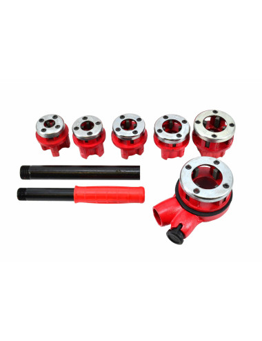 AWTOOLS GWINTOWNICA DO RUR 6szt. 1/4", 3/8",1/2", 3/4", 1", 1-1/4"  ZESTAW WALIZKA