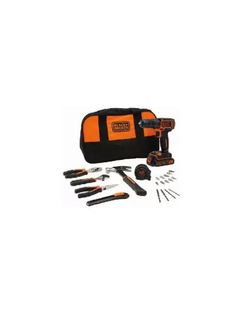 BLACK+DECKER WKRĘTARKA 18V/2x1.5Ah, BDCDC18HTSA