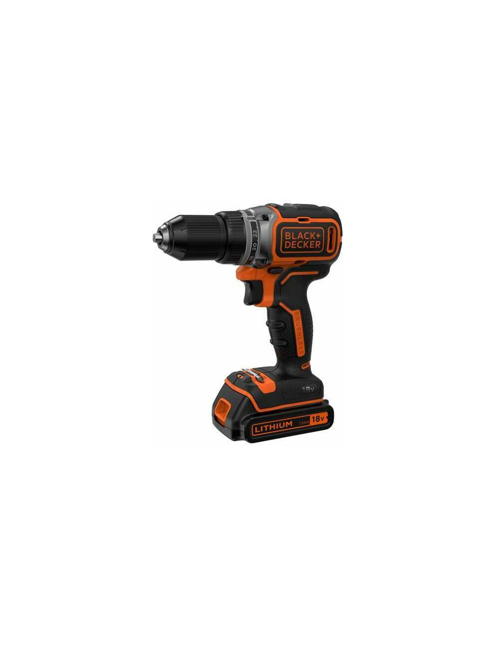 BLACK+DECKER WKRĘTARKA 18V BL186KB 52Nm 2x1,5Ah BL