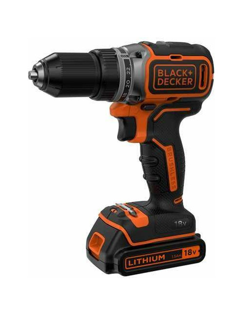 BLACK+DECKER WKRĘTARKA 18V BL186KB 52Nm 2x1,5Ah BL
