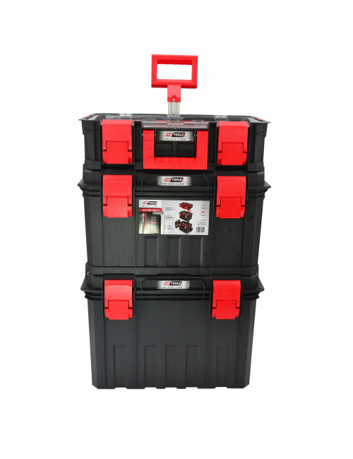 AWTOOLS SKRZYNKA NARZĘDZIOWA MODUŁOWA MODULAR BOX ZESTAW 4W1 530x355x825mm