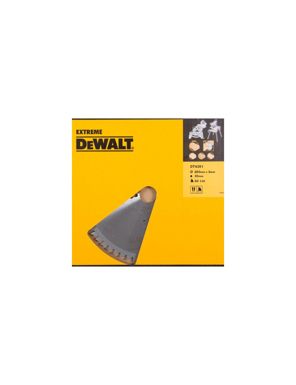 DEWALT PIŁA TARCZ.250x30mmx60z