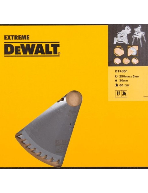 DEWALT PIŁA TARCZ.250x30mmx60z