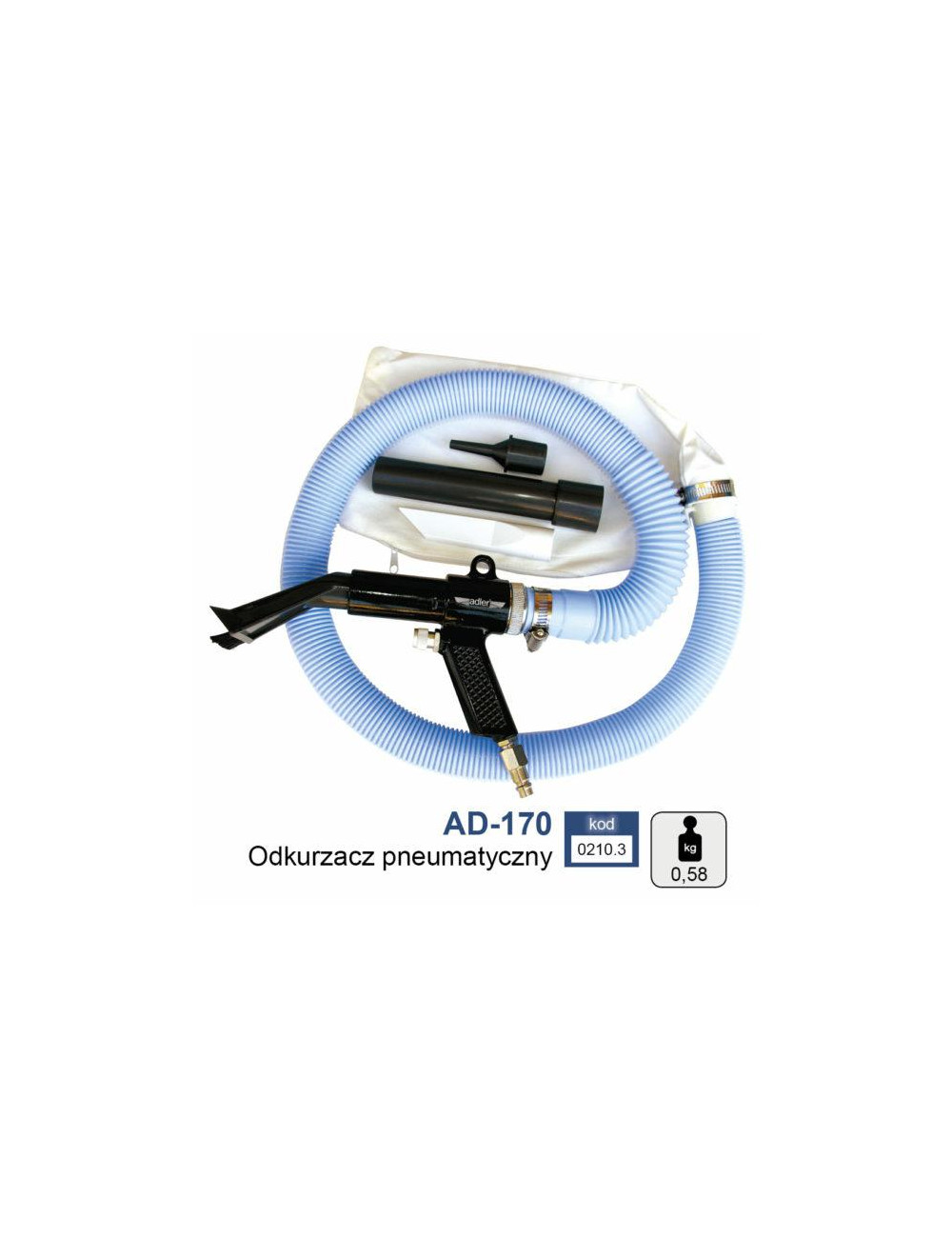 ADLER ODKURZACZ PNEUMATYCZNY