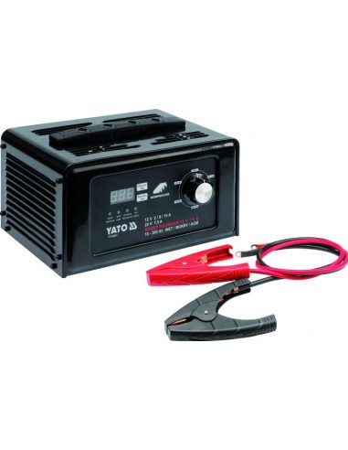 YATO PROSTOWNIK ELEKTRONICZNY ZE WSPOMAGANIEM ROZRUCHU 12V / 24V 15A MOKRY/AGM 83051