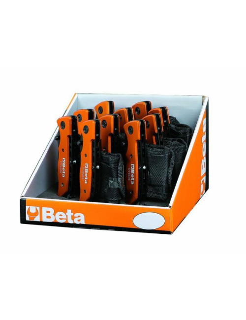 BETA NÓŻ SAMOCHODOWY Z FUNKCJĄ PRZECINANIA PASÓW    /10szt. W EKSPOZYTORZE