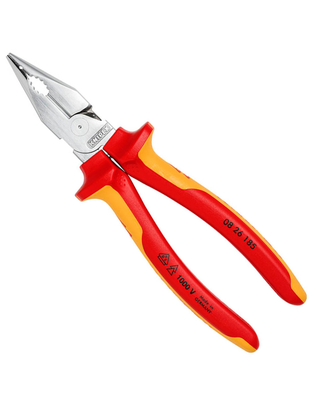 KNIPEX SZCZYPCE UNIWERSALNE Z OSTRO ZAKOŃCZONYMI SZCZĘKAMI