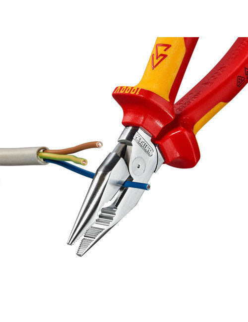 KNIPEX SZCZYPCE UNIWERSALNE Z OSTRO ZAKOŃCZONYMI SZCZĘKAMI