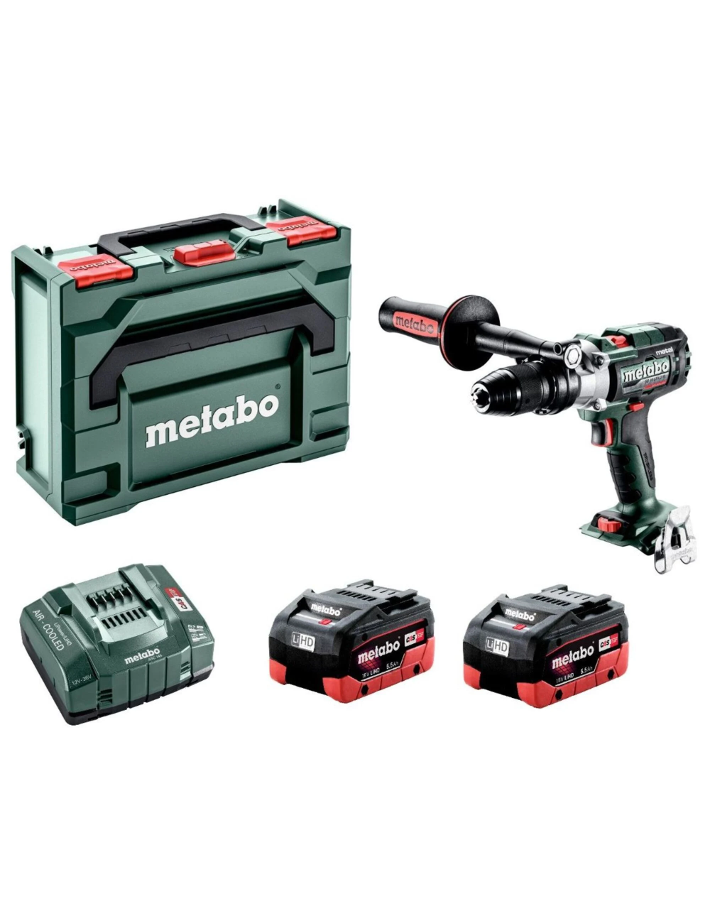 METABO WIERTARKO-WKRĘTARKA UDAROWA SB 18 LTX-3 BL I METAL 2x5,5Ah LiHD METABOX