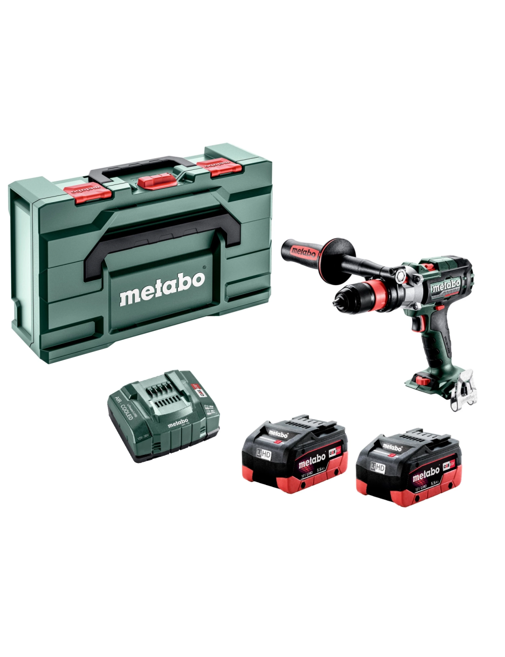 METABO WIERTARKO-WKRĘTARKA UDAROWA SB 18 LTX-3 BL Q I 2x5,5Ah LiHD METABOX