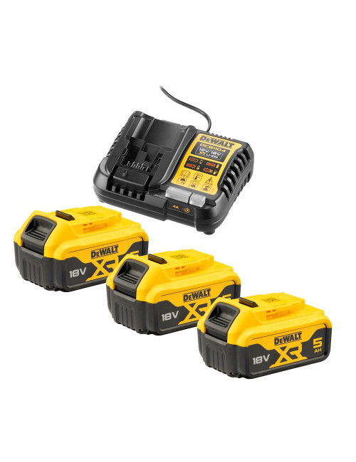 DEWALT ŁADOWARKA DCB1104 +3x5,0Ah DCB1104P3