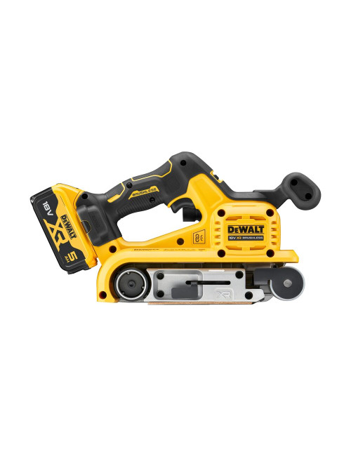 DEWALT SZLIFIERKA TAŚMOWA 18V DCW220P2 2x5,0Ah 75x533mm TSTAK