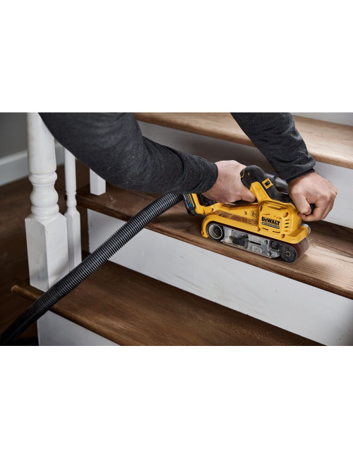 DEWALT SZLIFIERKA TAŚMOWA 18V DCW220P2 2x5,0Ah 75x533mm TSTAK