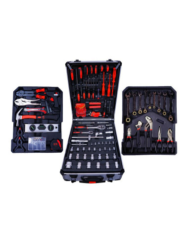 SILVER ZESTAW KLUCZY  419el. W WALIZCE NA KÓŁKACH CZARNEJ PROF