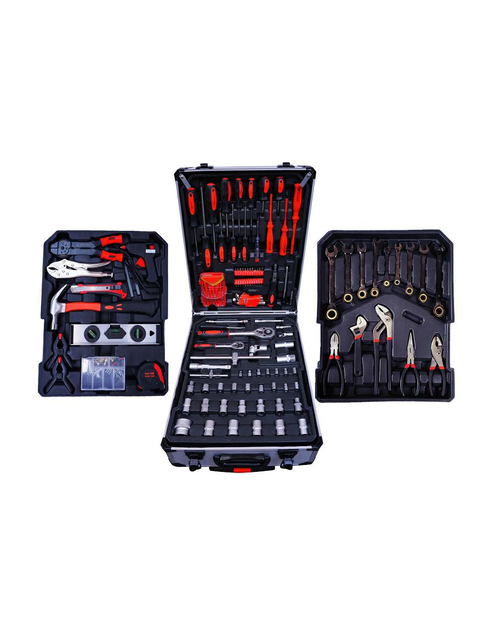 SILVER ZESTAW KLUCZY  419el. W WALIZCE NA KÓŁKACH CZARNEJ PROF