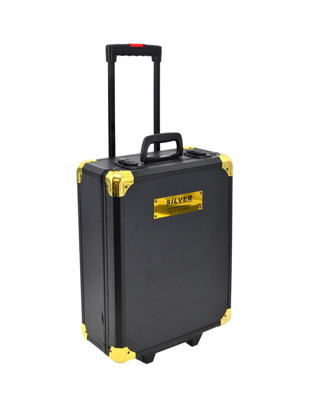 SILVER ZESTAW KLUCZY  419el. W WALIZCE NA KÓŁKACH CZARNEJ PROF