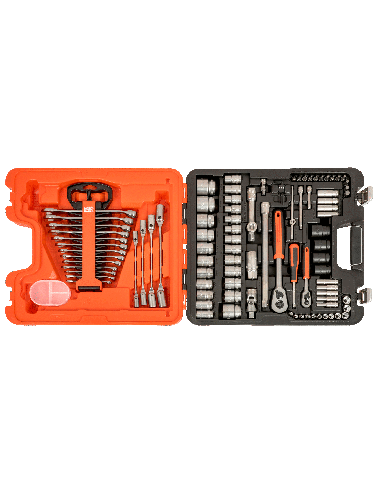 BAHCO ZESTAW KLUCZY 87+7el 1/2" / 1/4"