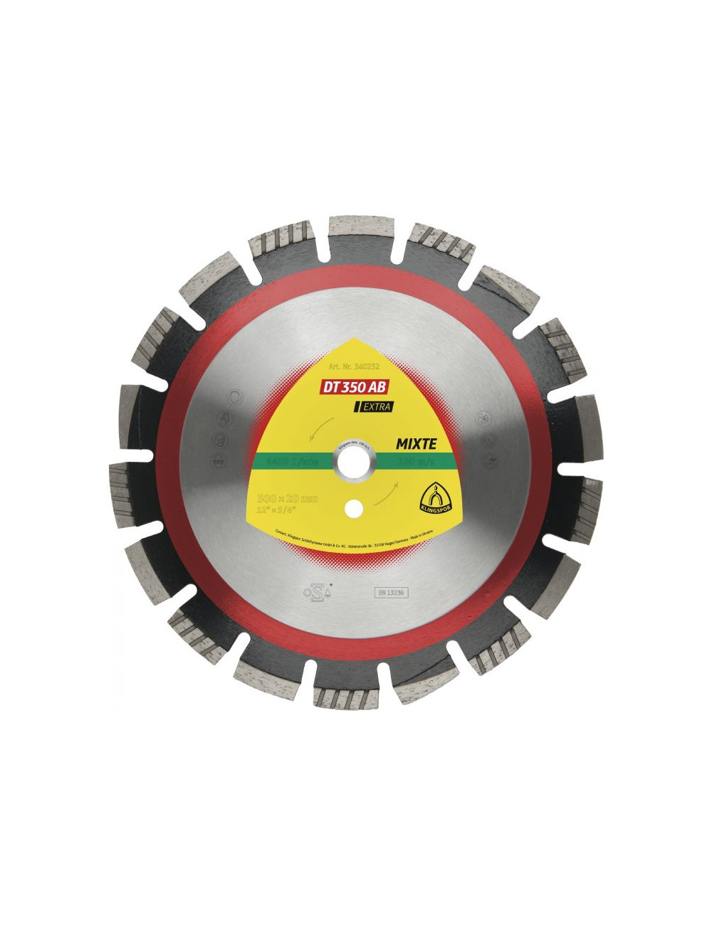 K.TARCZA DIAM.SEG.350x3,2x20   DT350AB ASFALT