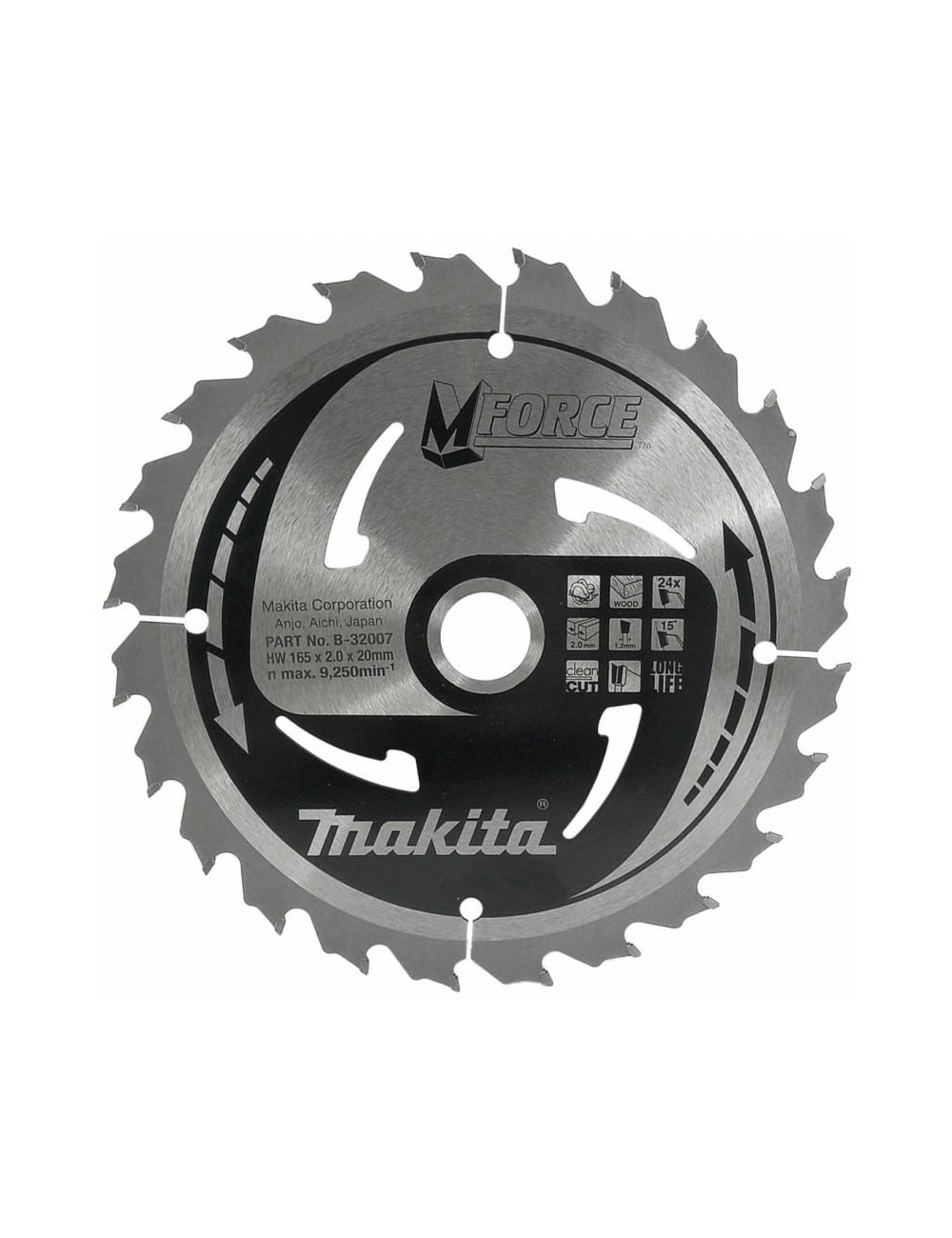 MAKITA PIŁA TARCZOWA  165x20x24z M-FORCE DREWNO