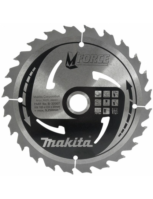 MAKITA PIŁA TARCZOWA  165x20x24z M-FORCE DREWNO