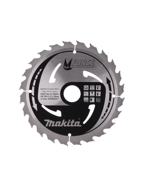 MAKITA PIŁA TARCZOWA  190x30x24z M-FORCE DREWNO