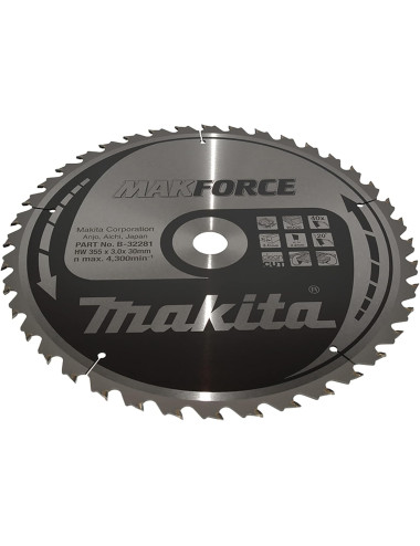 MAKITA PIŁA TARCZOWA  355x30x40z MAKFORCE DREWNO